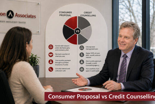 Consumer Proposal Vs Credit Counselling In Ontario